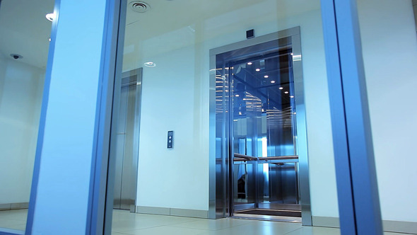 Elevator in Office Building Elevator in Office Building