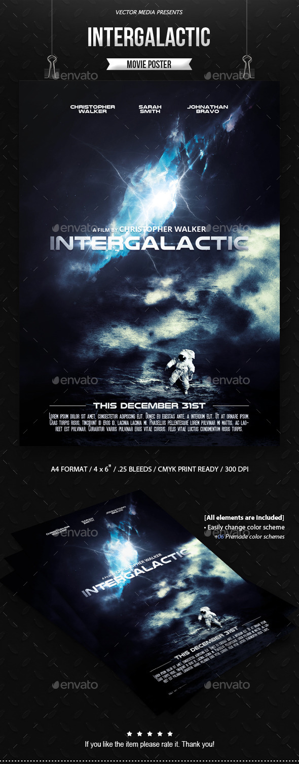 Intergalactic - Movie Poster (Miscellaneous)