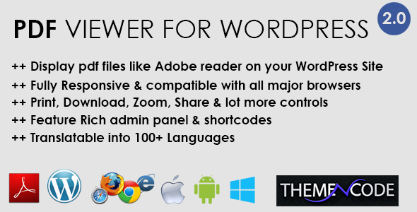 PDF viewer for WordPress PDF viewer for WordPress