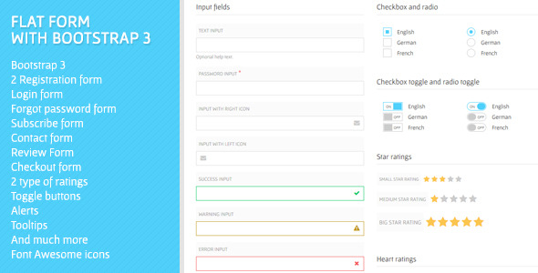 CodeCanyon Flat Form with Bootstrap 3 9550726 CodeCanyon Flat Form with Bootstrap 3 9550726
