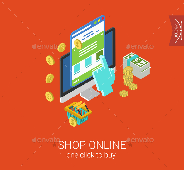GraphicRiver Shop Online Concept 9550729 GraphicRiver Shop Online Concept 9550729