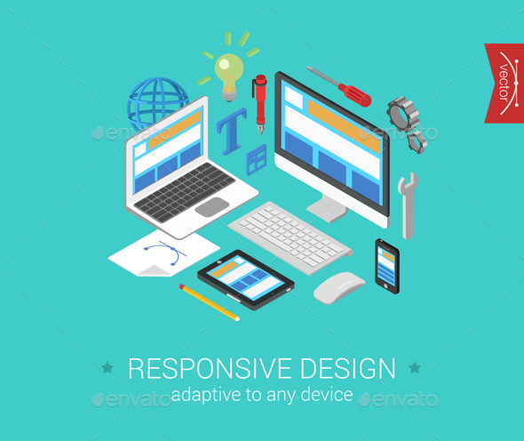 GraphicRiver Responsive Design Concept 9550734 GraphicRiver Responsive Design Concept 9550734