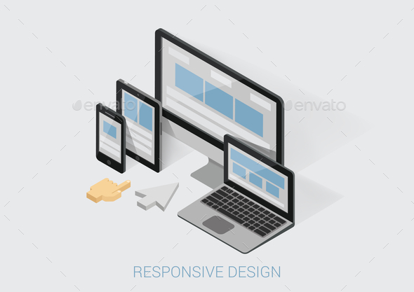 GraphicRiver Responsive Design Concept 9550751 GraphicRiver Responsive Design Concept 9550751