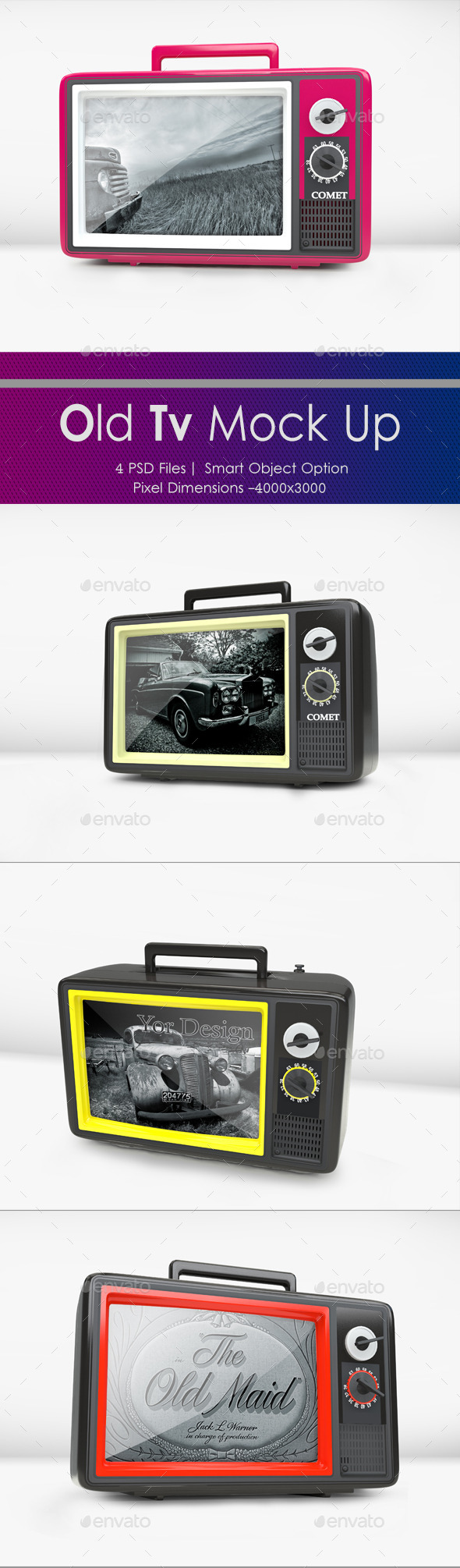 GraphicRiver Old Tv Mock Up 9552675 GraphicRiver Old Tv Mock Up 9552675