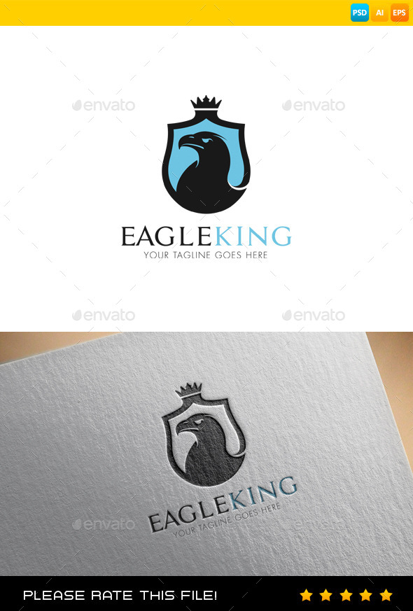 GraphicRiver Eagle King Logo 9488828 GraphicRiver Eagle King Logo 9488828
