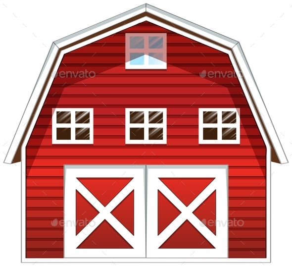 GraphicRiver Red Barn House 9552876 GraphicRiver Red Barn House 9552876