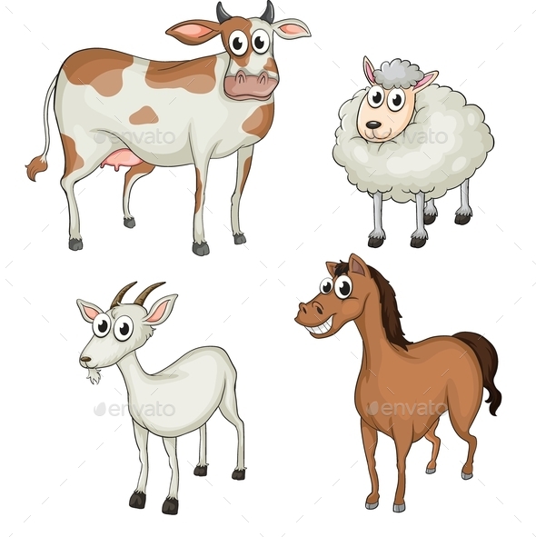 GraphicRiver Farm Animals 9552909 GraphicRiver Farm Animals 9552909