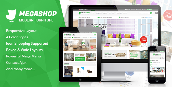 MegaShop - Multipurpose Responsive Joomla Template