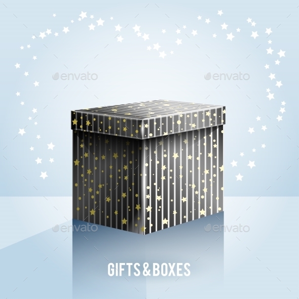 GraphicRiver Black Box on Light Blue Background 9553411 GraphicRiver Black Box on Light Blue Background 9553411