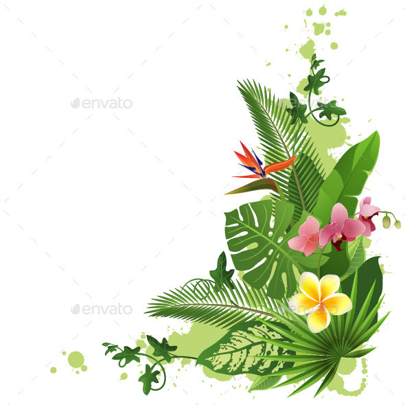 GraphicRiver Tropical Background 7384143 GraphicRiver Tropical Background 7384143