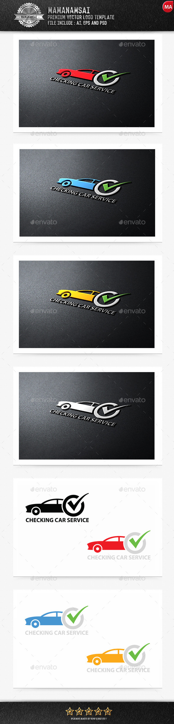 GraphicRiver Checking Car Service Logo 9553950 GraphicRiver Checking Car Service Logo 9553950
