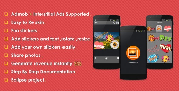 Photo Sticker With Admob - CodeCanyon Item for Sale
