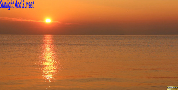 Sunlight And Sunset Sunlight And Sunset