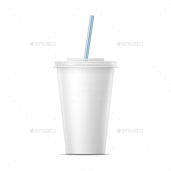 GraphicRiver White Paper Soda Cup Template 9554664 GraphicRiver White Paper Soda Cup Template 9554664