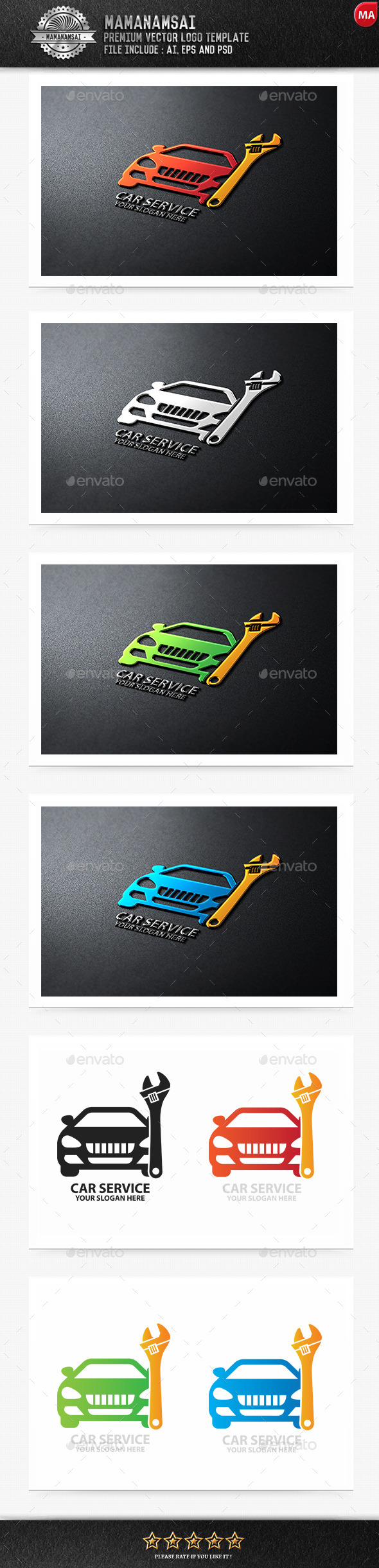 GraphicRiver Car Service Logo 9554675 GraphicRiver Car Service Logo 9554675