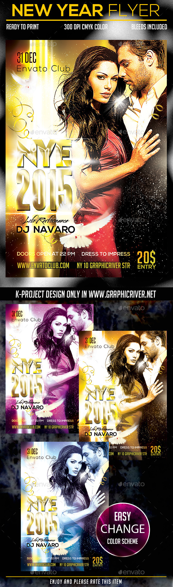 GraphicRiver New Year Party Flyer 9554999 GraphicRiver New Year Party Flyer 9554999