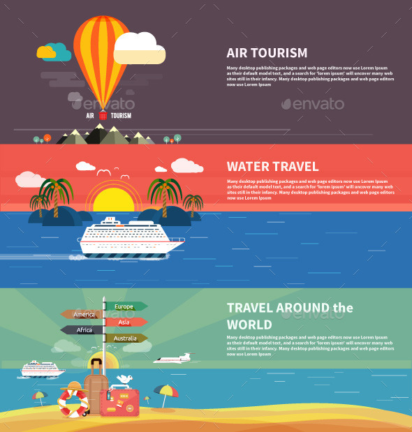 GraphicRiver Traveling and Planning Summer Vacation 9465450 GraphicRiver Traveling and Planning Summer Vacation 9465450