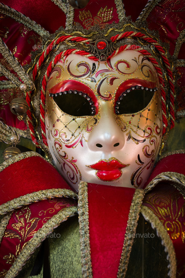 red carnival mask (Misc) Photo Download