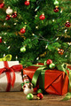 Photo of gifts under a tree | Free christmas images