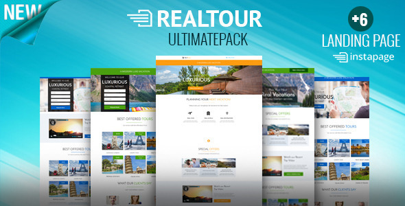 RealTour - Instapage Travel & Vacation Page