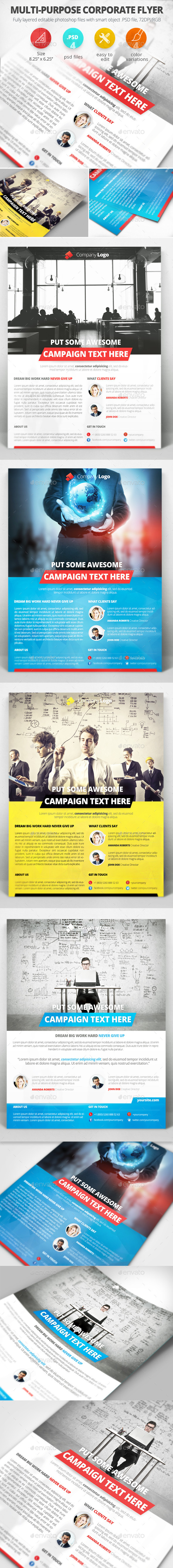 GraphicRiver Multi-purpose Corporate Flyer 9513572 GraphicRiver Multi-purpose Corporate Flyer 9513572