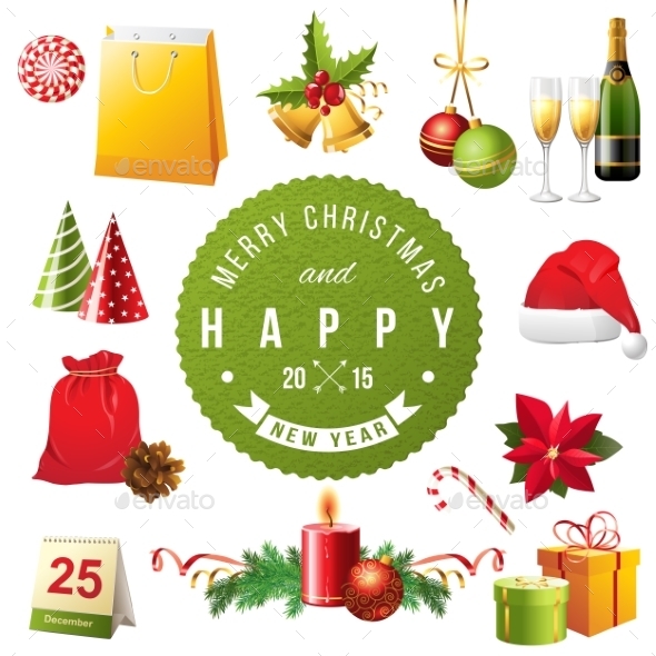 GraphicRiver Christmas Design Elements 9557662 GraphicRiver Christmas Design Elements 9557662