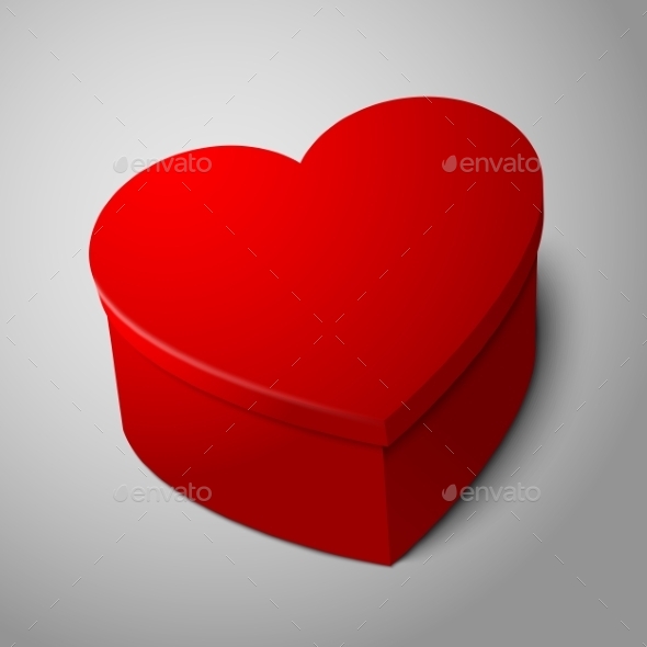 GraphicRiver red Heart Shaped Box 9558828 GraphicRiver red Heart Shaped Box 9558828
