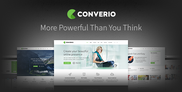 Converio - Responsive Multi-Purpose WordPress Theme - Corporate WordPress