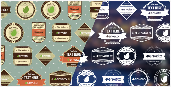 Retro Hipster Labels Pack Retro Hipster Labels Pack