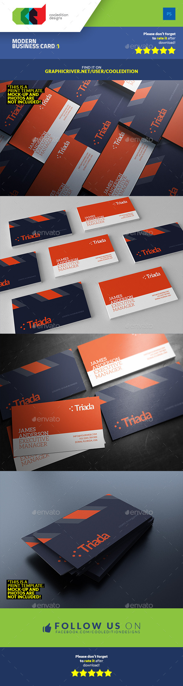 Modern Business Card 1 Modern Business Card 1