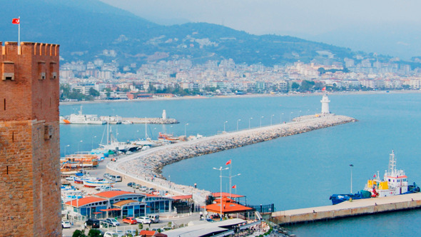 Kizil Kule Red Tower The Symbol Of Alanya Kizil Kule Red Tower The Symbol Of Alanya