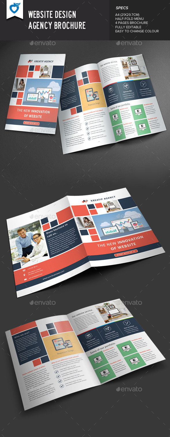 GraphicRiver Website Design Agency Brochure 9562526 GraphicRiver Website Design Agency Brochure 9562526