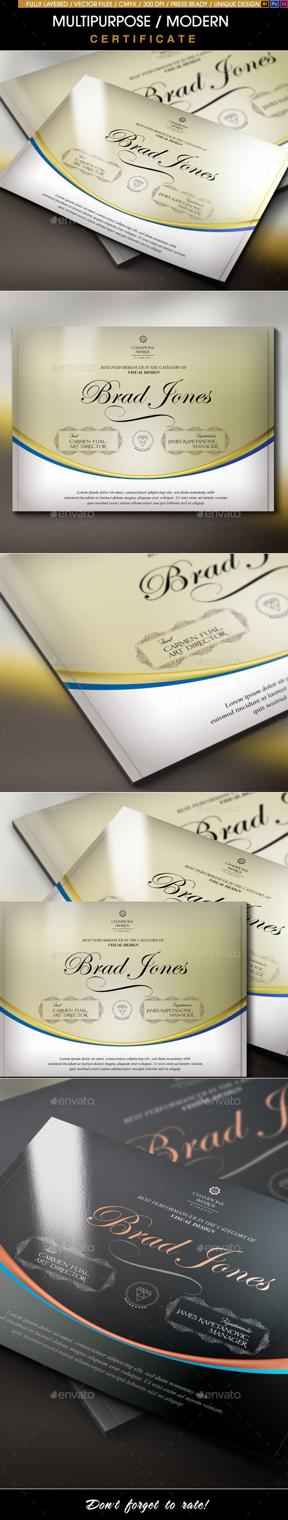 GraphicRiver Multipurpose Modern Certificate v.6 All Formats 9562540 GraphicRiver Multipurpose Modern Certificate v.6 All Formats 9562540