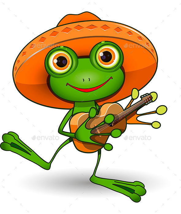 GraphicRiver Frog with Guitar 9562670 GraphicRiver Frog with Guitar 9562670
