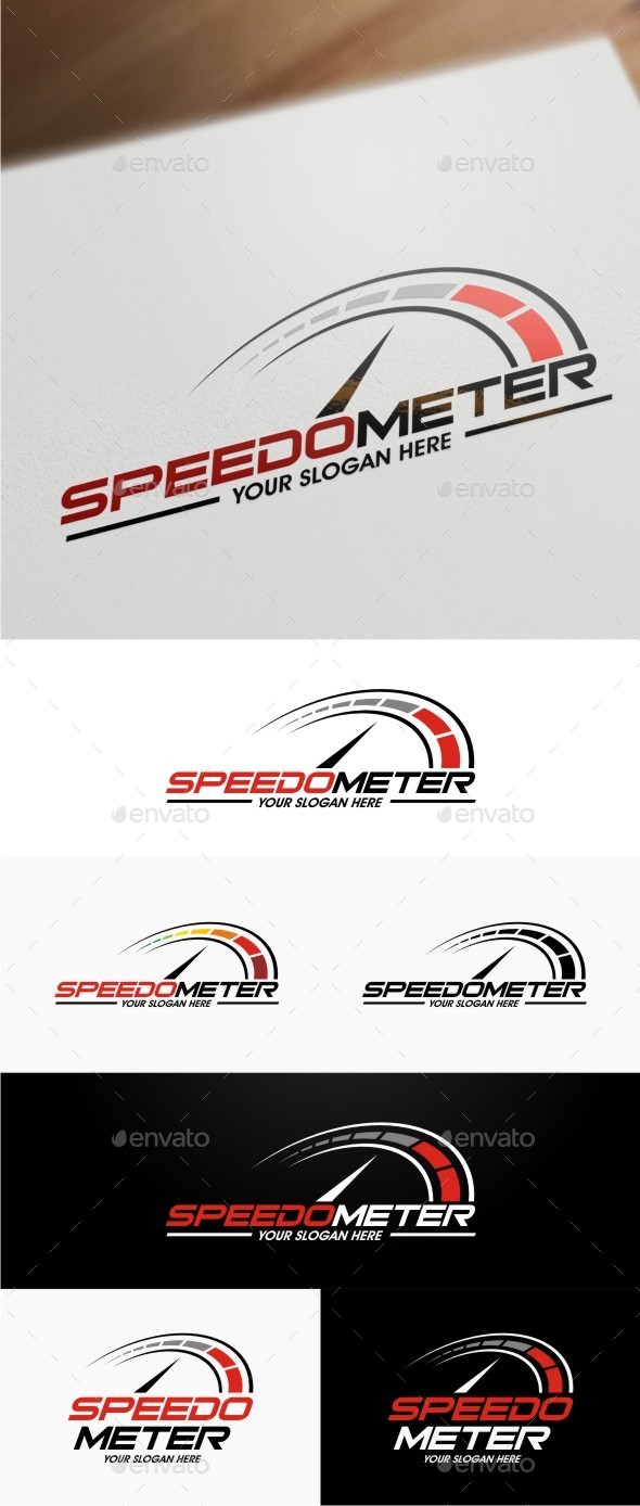 GraphicRiver Speedometer logo 9562690 GraphicRiver Speedometer logo 9562690