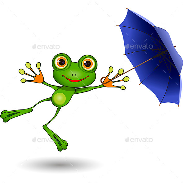 Frog with Umbrella Frog with Umbrella