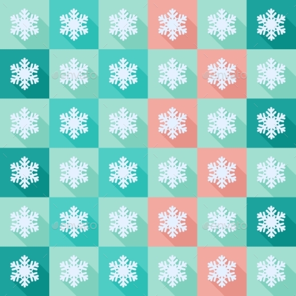 GraphicRiver Seamless Pattern with Flat Snowflakes 9562856 GraphicRiver Seamless Pattern with Flat Snowflakes 9562856