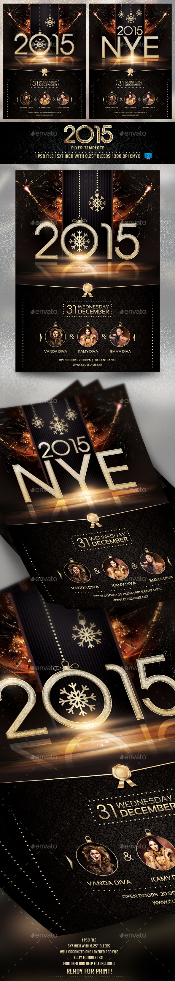 GraphicRiver 2015 NYE Flyer Template 9562859 GraphicRiver 2015 NYE Flyer Template 9562859