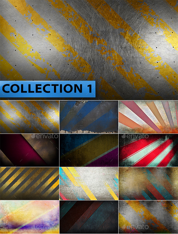 12 Striped Grunge Backgrounds Collection 1 12 Striped Grunge Backgrounds Collection 1