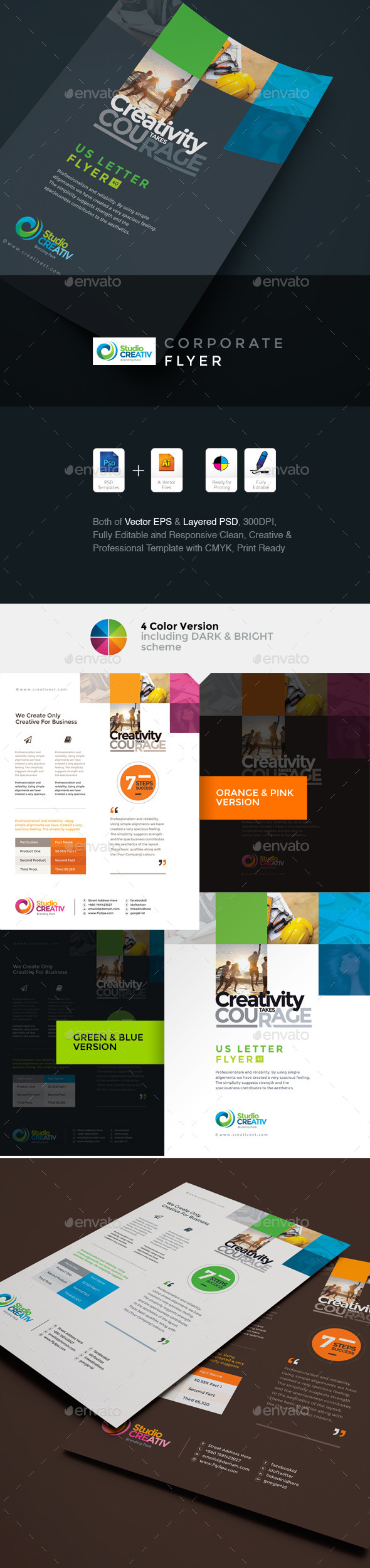 GraphicRiver Creative Business Flyer 9563347 GraphicRiver Creative Business Flyer 9563347