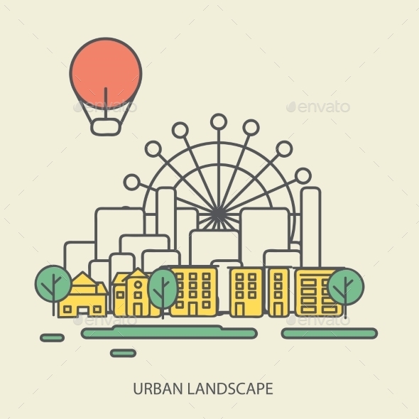 GraphicRiver Urban Landscape 9564208 GraphicRiver Urban Landscape 9564208