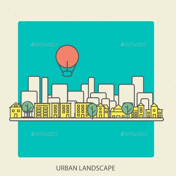 GraphicRiver Urban Landscape 9564209 GraphicRiver Urban Landscape 9564209