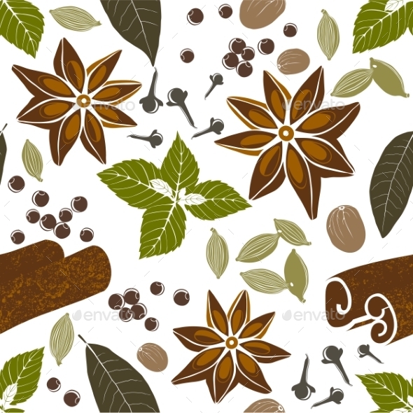 GraphicRiver Pattern with Spices 9571691 GraphicRiver Pattern with Spices 9571691