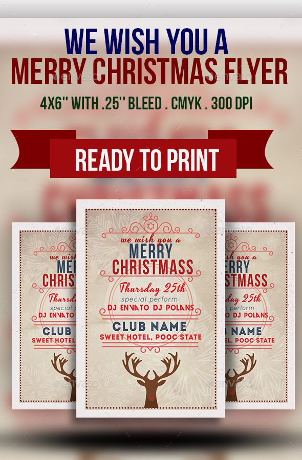 GraphicRiver We Wish You a Merry Christmas Flyer 9571835 GraphicRiver We Wish You a Merry Christmas Flyer 9571835