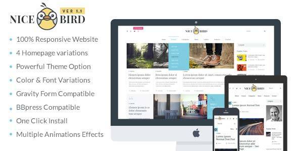 ThemeForest NiceBird- WordPress Blog Themes Responsive Mag 9477278 ThemeForest NiceBird- WordPress Blog Themes Responsive Mag 9477278