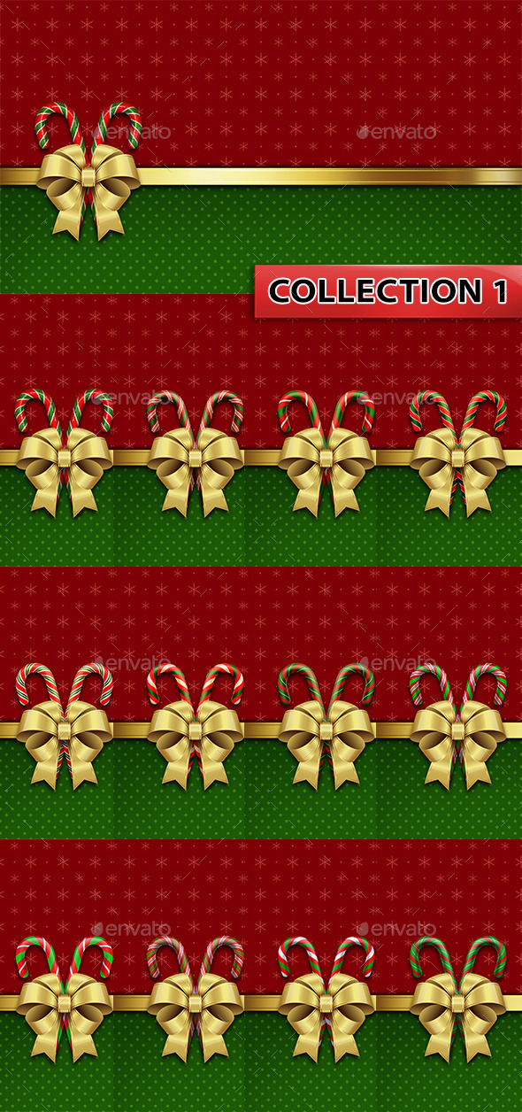 GraphicRiver 12 Christmas Candy & Ribbon Collection 1 9572014 GraphicRiver 12 Christmas Candy & Ribbon Collection 1 9572014