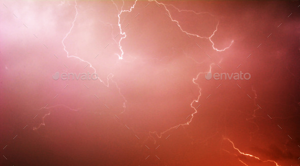 Red lightning (Misc) Photo Download