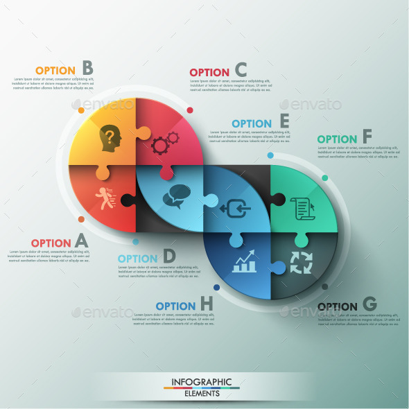 GraphicRiver Modern Infographic Puzzle Template 9572630 GraphicRiver Modern Infographic Puzzle Template 9572630