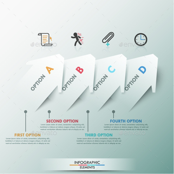 GraphicRiver Moder Infographic Template With Arrows 9572862 GraphicRiver Moder Infographic Template With Arrows 9572862