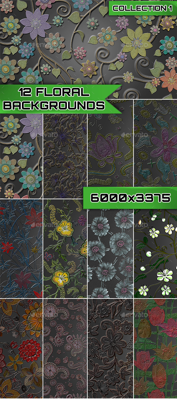 GraphicRiver 12 Floral Backgrounds Collection 1 9572997 GraphicRiver 12 Floral Backgrounds Collection 1 9572997